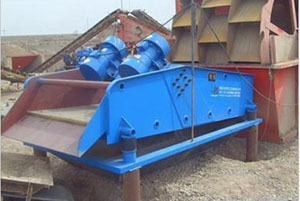 River sand dehydration site